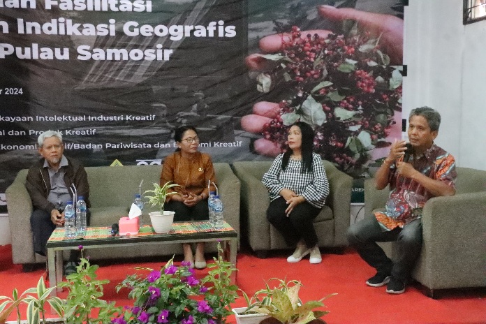 Kementerian Parekraf Bersama Dinas Ketapang dan Pertanian Samosir Sosialisasi dan Fasilitasi Pendaftaran IG Andaliman Samosir.