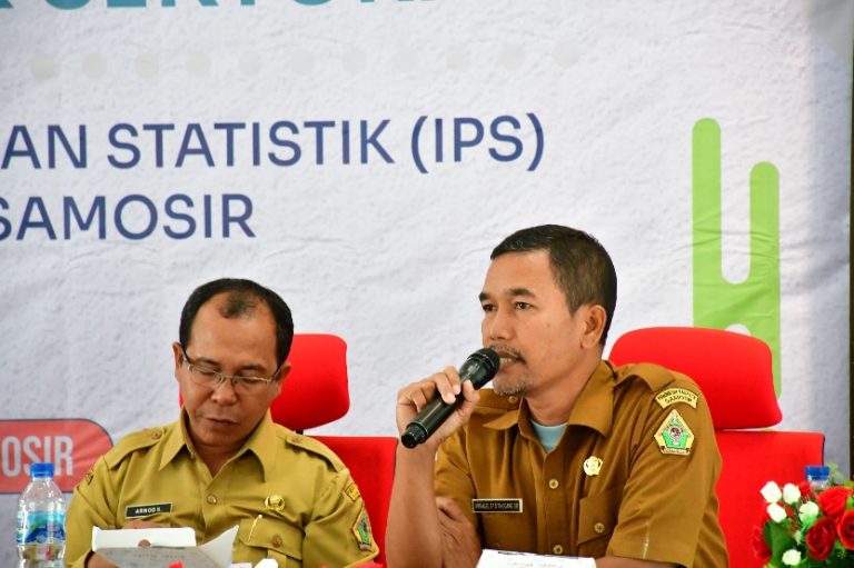 PEMKAB SAMOSIR BERSAMA BPS, SELENGGARAKAN PEMBINAAN STATISTIK SEKTORAL