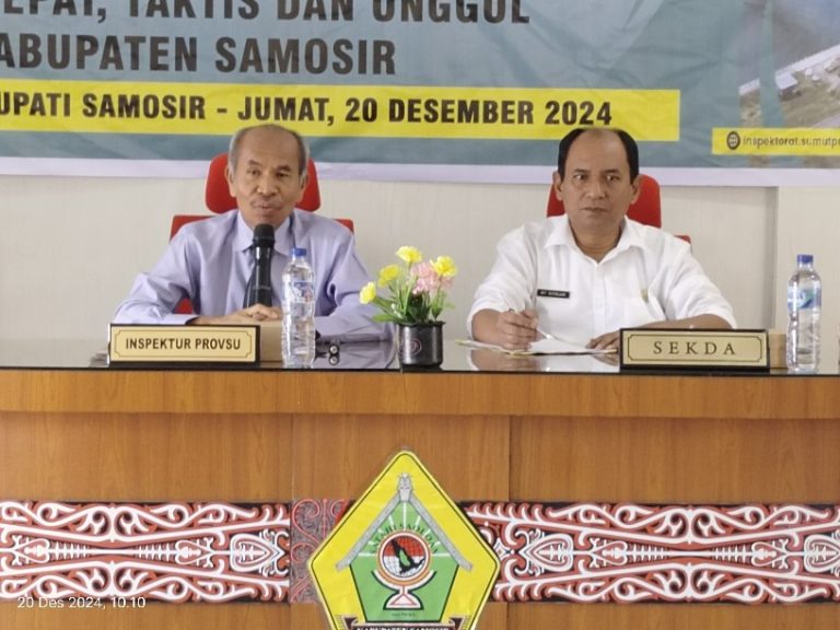 PemKab Samosir Gelar Rapat Pembentukan Tim Kerja Cepat, Tepat, Taktis dan Unggul Kabupaten Samosir