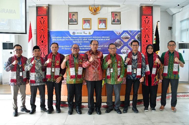 DISELENGGARAKAN DJKN KANWIL SUMUT, BUPATI SAMOSIR BUKA SOSIALISASI REGIONAL ASSET MANAGEMENT ADVISORY