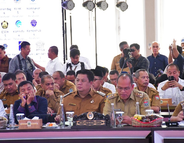 Bupati Samosir Hadiri Rapat Koordinasi Bidang Pangan yang Dibuka Menko Pangan