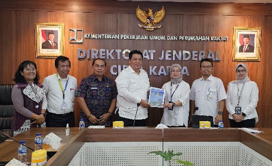 Audiensi ke Dirjen Cipta Karya Kementerian PU RI, Bupati Samosir Sampaikan Usulan Kegiatan Prioritas