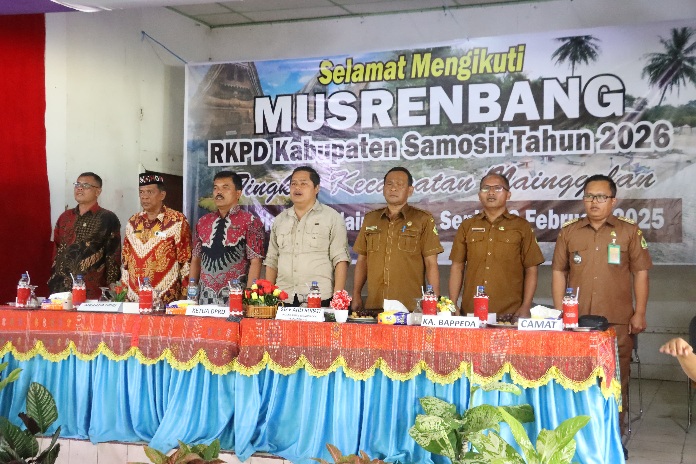 Digelar di 2 Kecamatan, Hari Terakhir Pelaksanaan Musrenbang RKPD Kabupaten Samosir Tahun 2026 Tingkat Kecamatan.