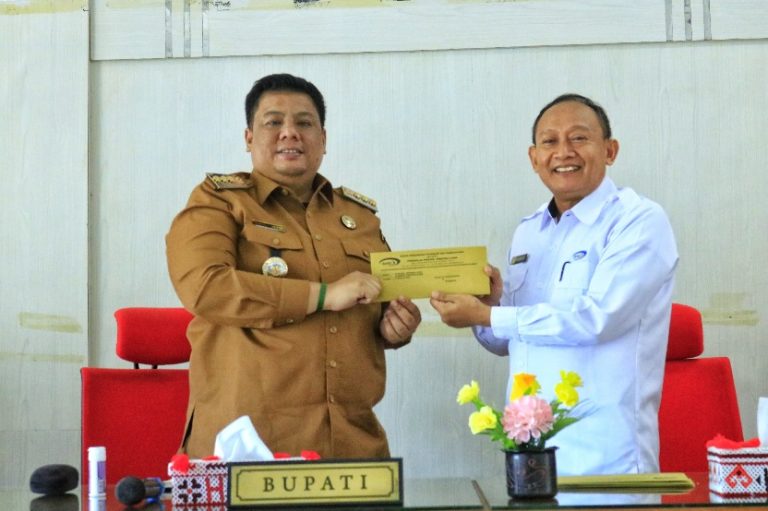 TERIMA KUNJUNGAN BPKP SUMUT, BUPATI SAMOSIR BUKA ENTRY MEETING PERENCANAAN PENGANGGARAN