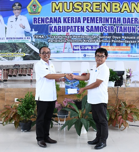 WAKIL BUPATI SAMOSIR BUKA MUSRENBANG RKPD TAHUN 2026