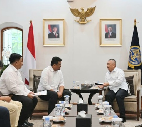 Gubsu Ajak Bupati Samosir Audiensi ke Kementerian Perhubungan, Sampaikan Usulan Aksesibilitas Transportasi Seaplane di Danau Toba.