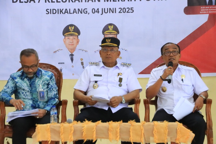WAKIL BUPATI SAMOSIR HADIRI RAKOR PERCEPATAN PEMBENTUKAN KOPERASI MERAH PUTIH WILAYAH II