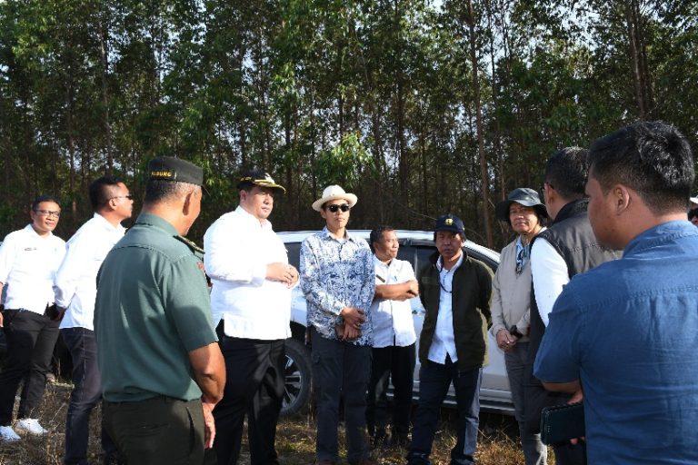 Bupati Samosir Bersama Dewan Ekonomi Nasional, Direktur PT. JCO Tinjau Lahan Investasi Kawasan Pertanian Terpadu.