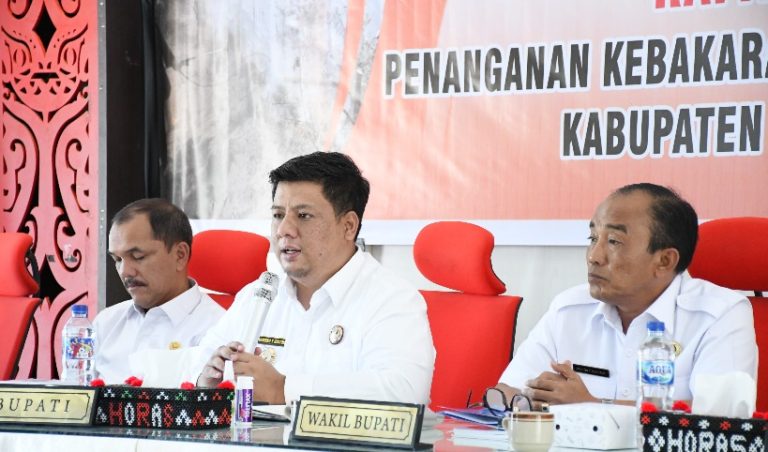 Pemkab Samosir Gelar Rakor Penanganan Karhutla, Bupati Samosir Titik Beratkan Upaya Pencegahan.