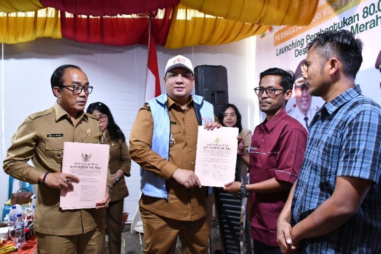 PRESIDEN RI LAUNCHING KELEMBAGAAN KDMP SECARA NASIONAL, BUPATI SAMOSIR MINTA SELURUH KOPERASI SEGERA BEROPERASI