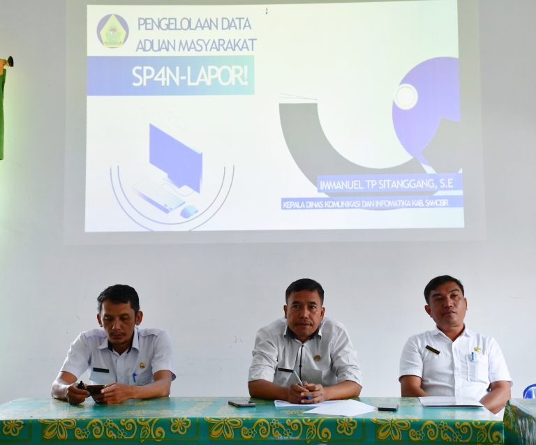TINGKATKAN PELAYANAN PUBLIK, DISKOMINFO OPTIMALKAN PENGGUNAAN SP4N LAPOR
