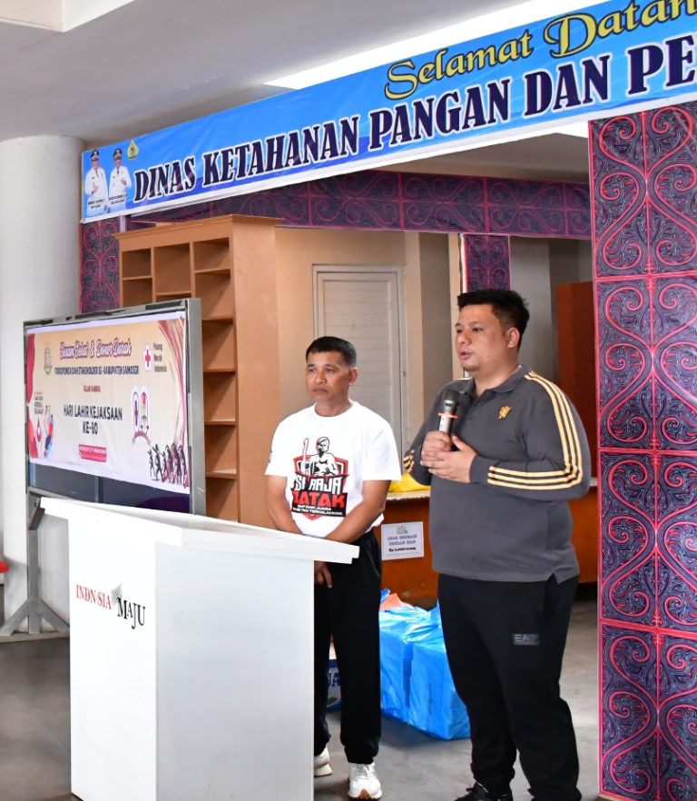 SAMBUT HARI LAHIR KEJAKSAAN KE-80, BUPATI SAMOSIR APRESIASI AKSI SOSIAL KEJARI SAMOSIR