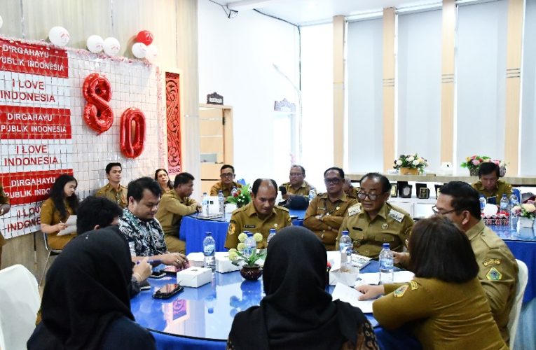 WAKIL BUPATI SAMOSIR IKUTI ENTRY MEETING PEMERIKSAAN BMD OLEH BPK RI SUMUT