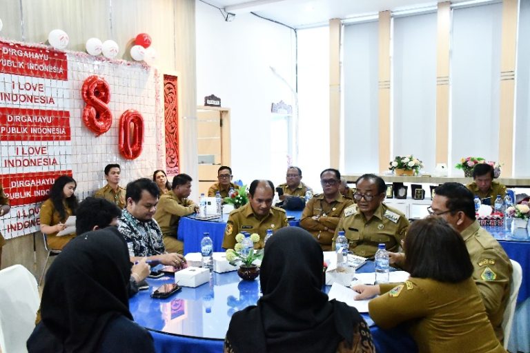 WAKIL BUPATI SAMOSIR IKUTI ENTRY MEETING PEMERIKSAAN BMD OLEH BPK RI SUMUT