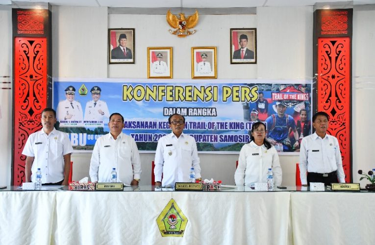 PERDANA DI INDONESIA, TRAIL OF THE KING DIIKUTI 26 NEGARA, PEMKAB. SAMOSIR AJAK MEDIA LOKAL SUKSESKAN EVEN