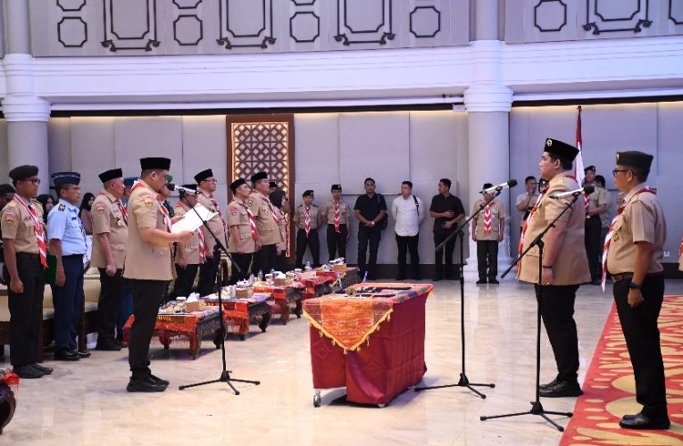 Bupati Samosir Hadiri Pelantikan Pengurus Kwarda Sumut