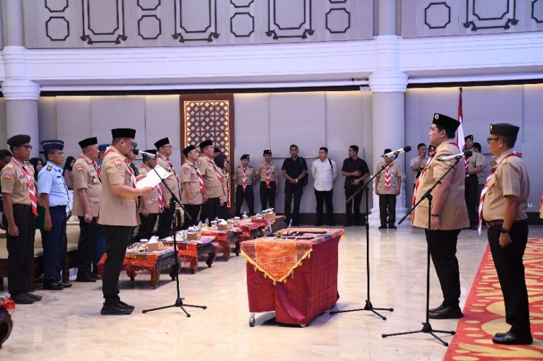 Bupati Samosir Hadiri Pelantikan Pengurus Kwarda Sumut