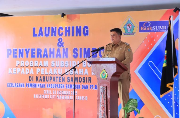 Bupati Samosir Luncurkan Program Unggulan Skema Kredit Usaha Mikro Nol Persen, Pertama di Sumut