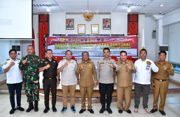 Dipimpin Wabup, Pemkab Samosir Matangkan Pengendalian Inflasi dan Kesiapsiagaan Lintas Sektor Sambut Nataru