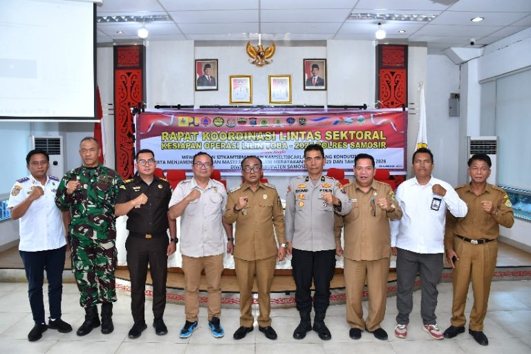 Dipimpin Wabup, Pemkab Samosir Matangkan Pengendalian Inflasi dan Kesiapsiagaan Lintas Sektor Sambut Nataru