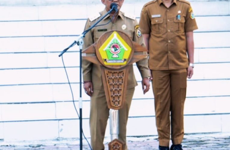 Wabup Samosir Ariston Tua Sidauruk Pimpin Apel Gabungan, Tekankan Pemahaman Visi-Misi dan Profesionalisme OPD