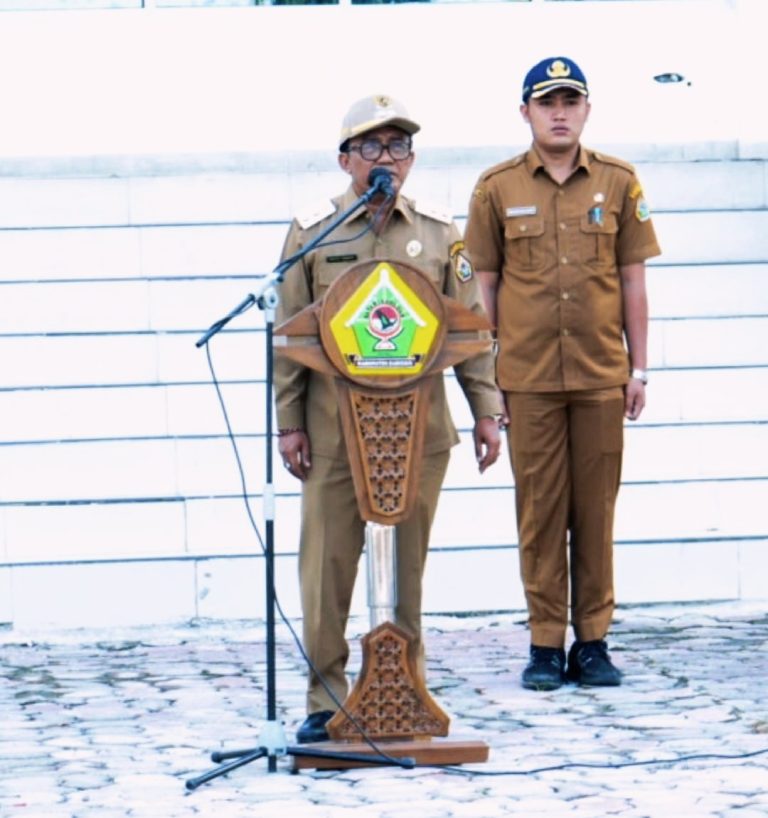 Wabup Samosir Ariston Tua Sidauruk Pimpin Apel Gabungan, Tekankan Pemahaman Visi-Misi dan Profesionalisme OPD