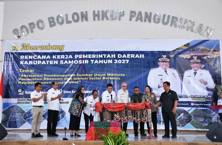 Bupati Samosir Buka Musrenbang RKPD 2027, Dorong Pembangunan SDM dan Penguatan Ekonomi