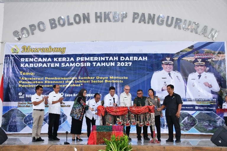 Bupati Samosir Buka Musrenbang RKPD 2027, Dorong Pembangunan SDM dan Penguatan Ekonomi