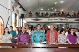 BUPATI DAN WABUP SAMOSIR RAYAKAN PASKAH BERSAMA JEMAAT HKBP PANGURURAN KOTA