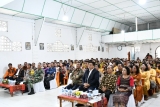 PERAYAAN PASKAH OIKOUMENE KABUPATEN SAMOSIR SUKSES, BUPATI SAMOSIR SERAHKAN 9 UNIT MOBIL HASIL SINERGI DENGAN KEMENKES RI