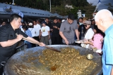Gubernur Sumut bersama Bupati se Kawasan Danau Toba Hadiri Mangan Baggal di Pantai Bebas Parapat.