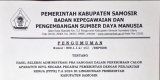 PENGUMUMAN HASIL SELEKSI ADMINISTRASI PRASANGGAH PENERIMAAN CALON APARATUR SIPIL NEGARA FORMASI PPPK DI LINGKUNGAN PEMKAB. SAMOSIR T.A. 2024