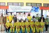 Wakil Bupati Samosir Monitoring Pelaksanaan Vaksinasi Booster di Gedung Kesenian Tuk-Tuk Siadong