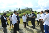 BUPATI SAMOSIR MONITORING LAHAN KAWASAN PERTANIAN TERPADU