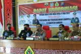 Rapat Operasi Kontijen Aman Nusa II di Samosir, Kapolda Sumut : Kerjasama yang baik antar semua pihak untuk mencegah Karhutla   