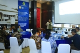 Baru seminggu di lantik Rektor Unika St. Thomas Medan berkunjung ke Samosir dan bertemu Bupati Samosir.