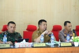 BUPATI SAMOSIR PIMPIN RAKOR PENGAMANAN AQUABIKE WORLD CHAMPIONSHIP 2023