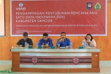 Pemkab Samosir Bersama USAID ERAT Gelar Pendampingan Penyusunan Rencana Aksi Satu Data Indonesia Kabupaten Samosir.