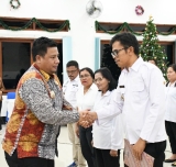 Bupati Samosir Hadiri Pengukuhan DPC APDESI Kabupaten Samosir Periode 2023-2028