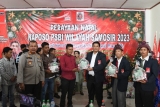 Bupati Samosir Rayakan Natal Bersama Naposo PSBI Wilayah Samosir.