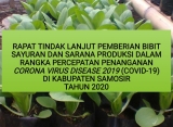 PEMKAB SAMOSIR AKAN BERI BIBIT SAYURAN DAN SARANA PRODUKSI BAGI MASYAKARAT EKONOMI LEMAH