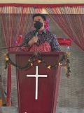 RAYAKAN NATAL KE II,BUPATI SAMOSIR IBADAH DI GPDI ANUGERAH