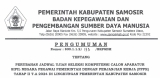 PENGUMUMAN PERUBAHAN JADWAL UJIAN SELEKSI KOMPETENSI CASN PPPK TAHAP II T.A.2024 DI LINGKUNGAN PEMERINTAH KABUPATEN SAMOSIR