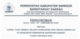 PENGUMUMAN TENTANG JADWAL UJIAN PESERTA SELEKSI KOMPETENSI PPPK TENAGA KESEHATAN DI LINGKUNGAN PEMERINTAH KABUPATEN SAMOSIR TAHUN ANGGARAN 2022
